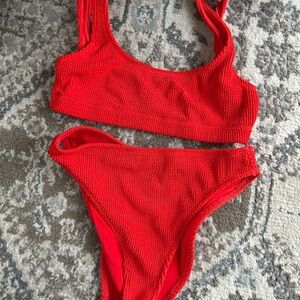 Good American Red Bikini Set